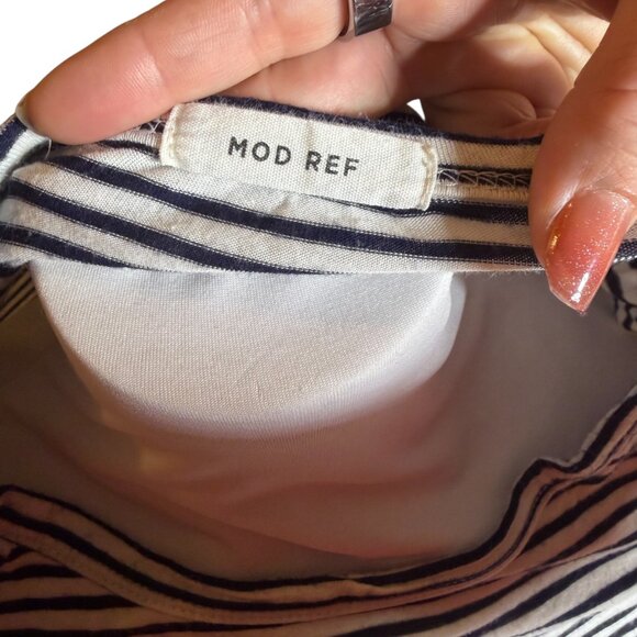 Mod Ref long sleeve envelope side  stripe top SMall - Picture 7 of 8